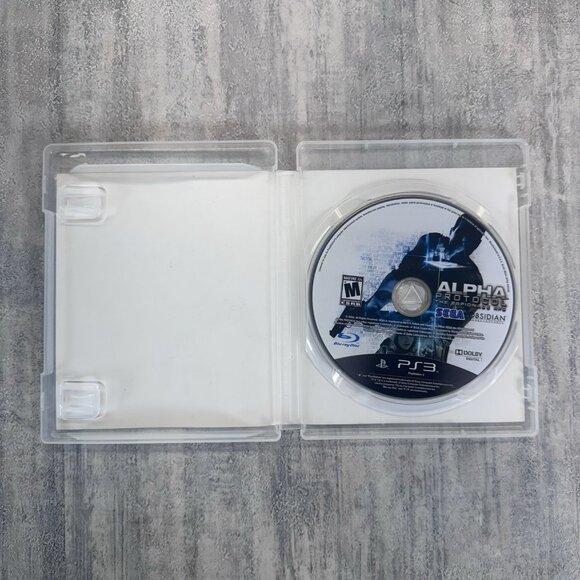 Alpha Protocol (Sony PlayStation 3, 2010) PS3 No Manual - Picture 3 of 4